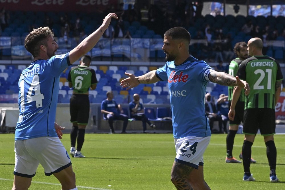 Il Napoli travolge il Sassuolo. ESPN
