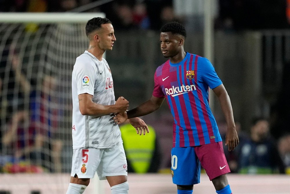 Ansu Fati's future is Barcelona. EFE