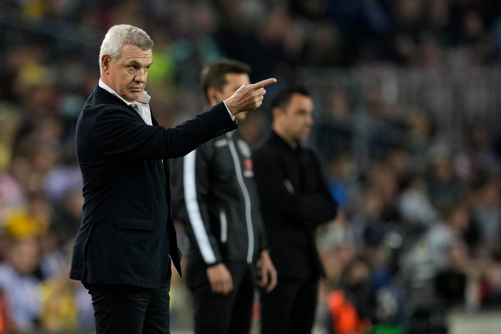 Javier Aguirre, contento con el estreno del Mallorca. EFE