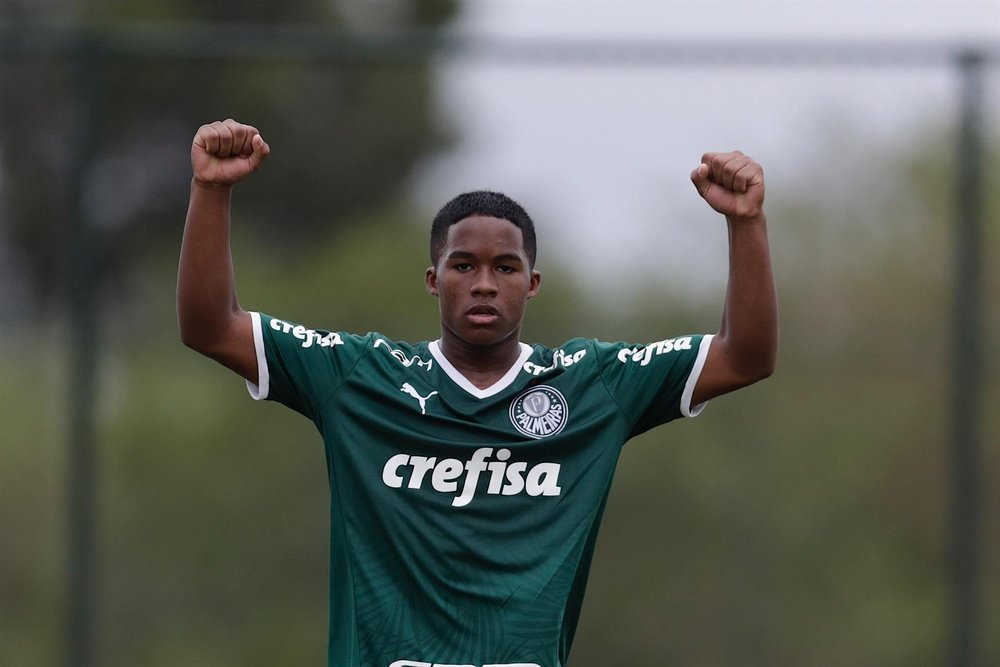 Endrick quittera Palmeiras en 2024. EFE