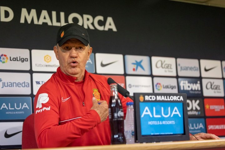 Aguirre destacó que el Mallorca depende de sí mismo. EFE