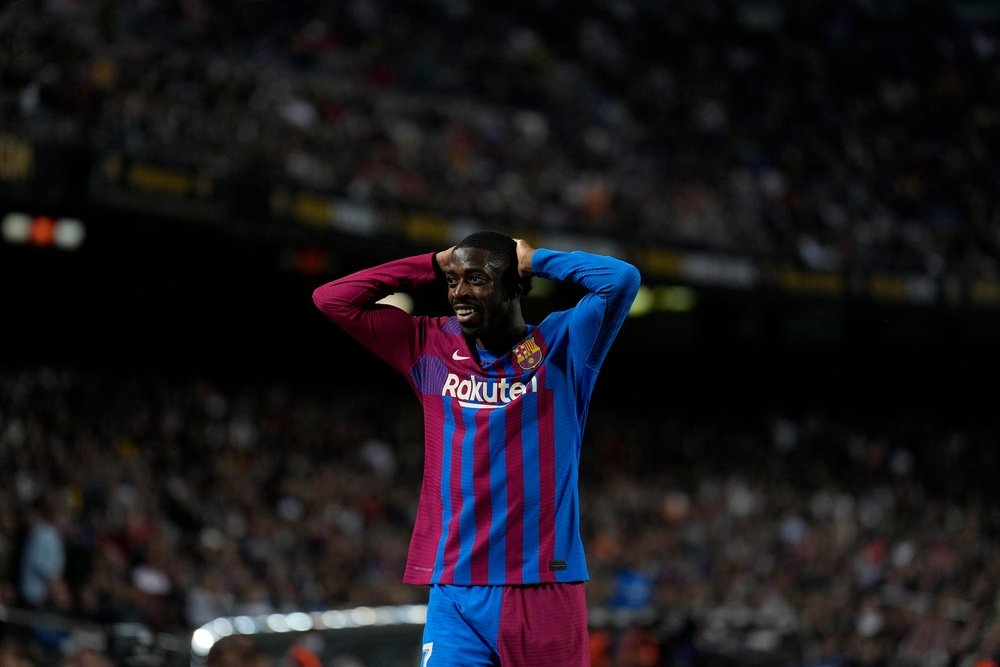 Dembélé et son dernier jour en tant que joueur de Barcelone. AFP