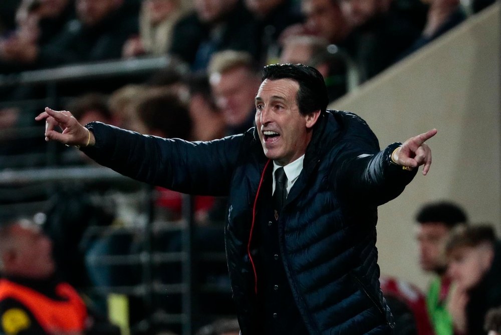 Emery vio a los suyos mejores que el Cádiz. EFE