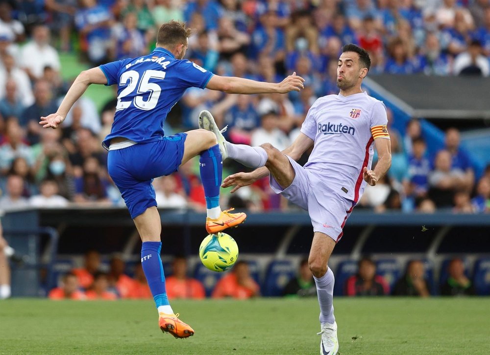 Getafe e Barcelona dividem os pontos.