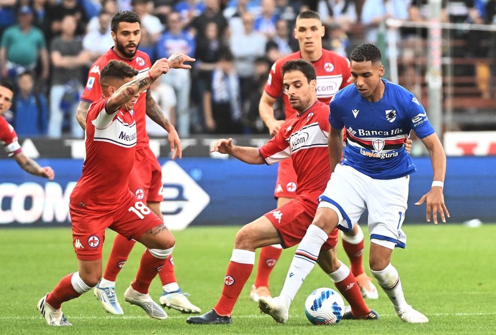 La Sampdoria arolló a la Fiore. AFP/Archivo