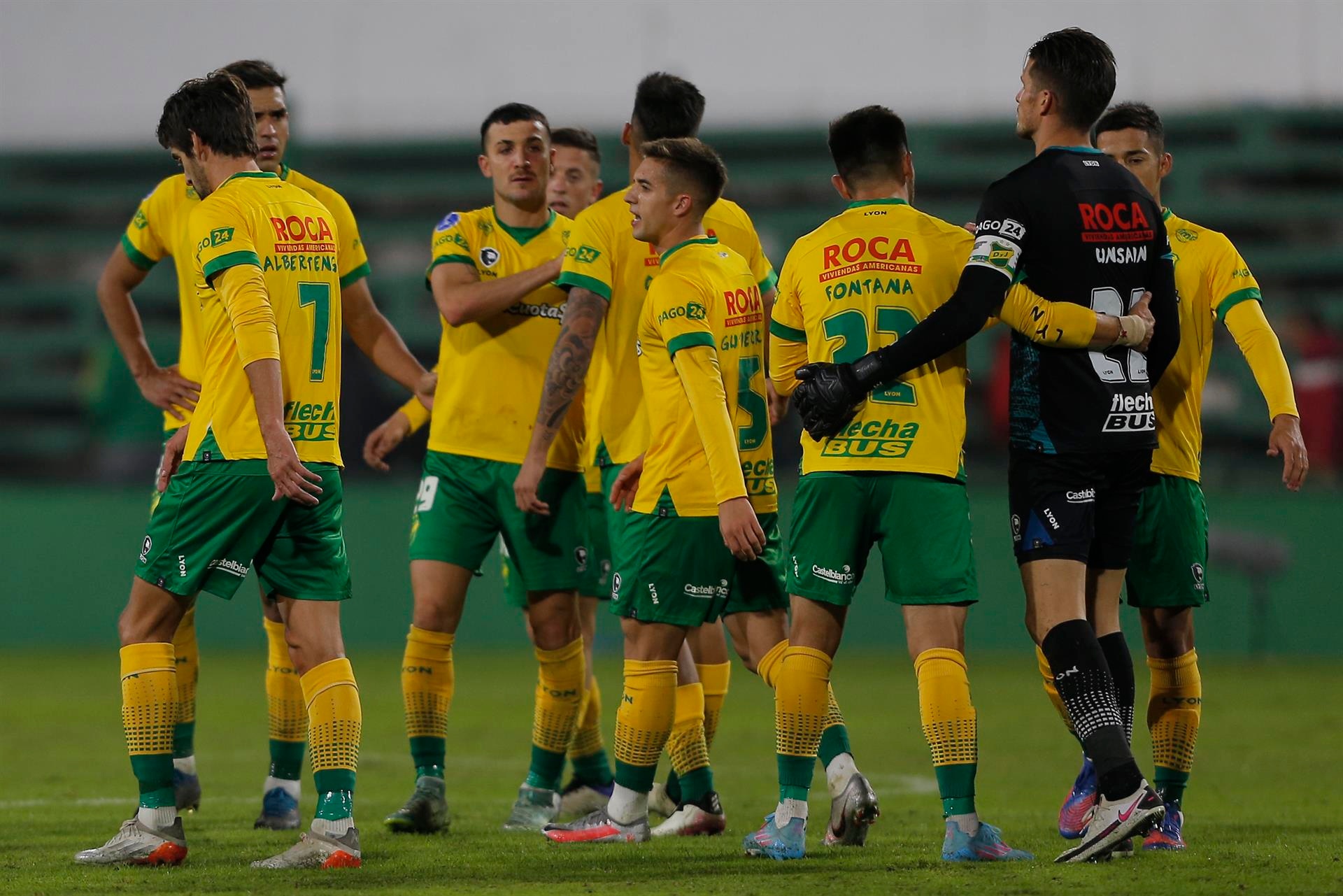 Defensa y Justicia se impuso por 0-2 a Gimnasia. EFE