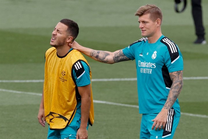 Kroos commenta la situazione di Hazaard. EFE