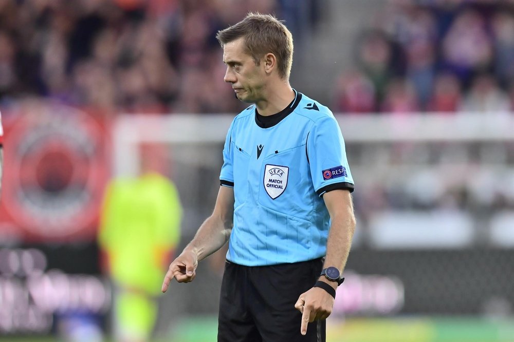 Clement Turpin was in charge of the 2021-22 Champions League final. EFE