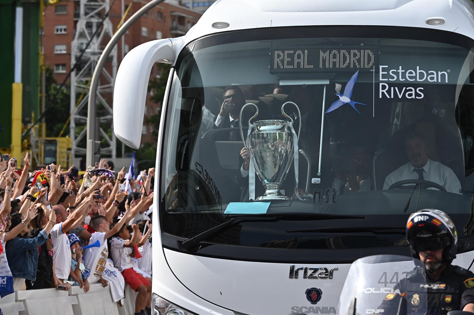 Sigue la celebración de la 'Decimocuarta' del Real Madrid