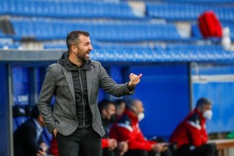 Diego Martínez devient le nouvel entraîneur de l'Espanyol. EFE/David Aguilar