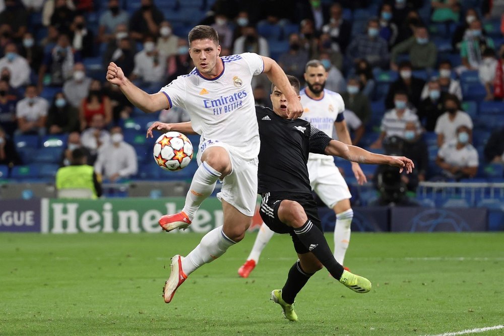 Le madrilène Luka Jovic sur le départ .afp