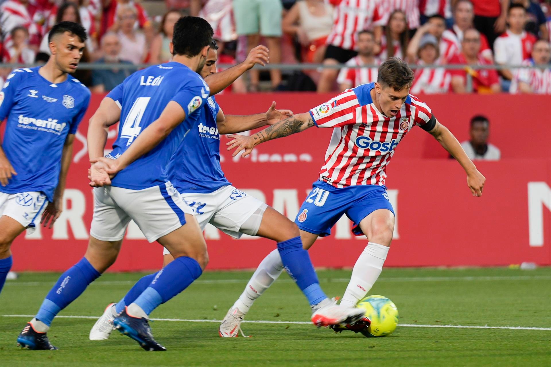 Empate sin goles en Montilivi entre Girona y Tenerife. EFE