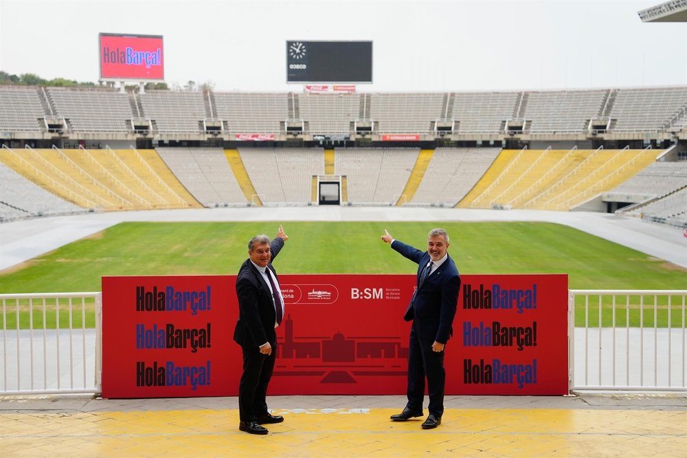 Al Barça le costará jugar en el Lluís Companys entre 15 y 20 millones de euros. EFE