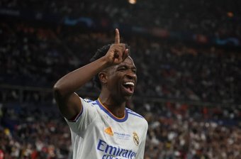 Vinicius gives the keys to Real Madrid's good performance. EFE