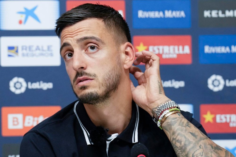 Joselu destacó su adaptación. EFE