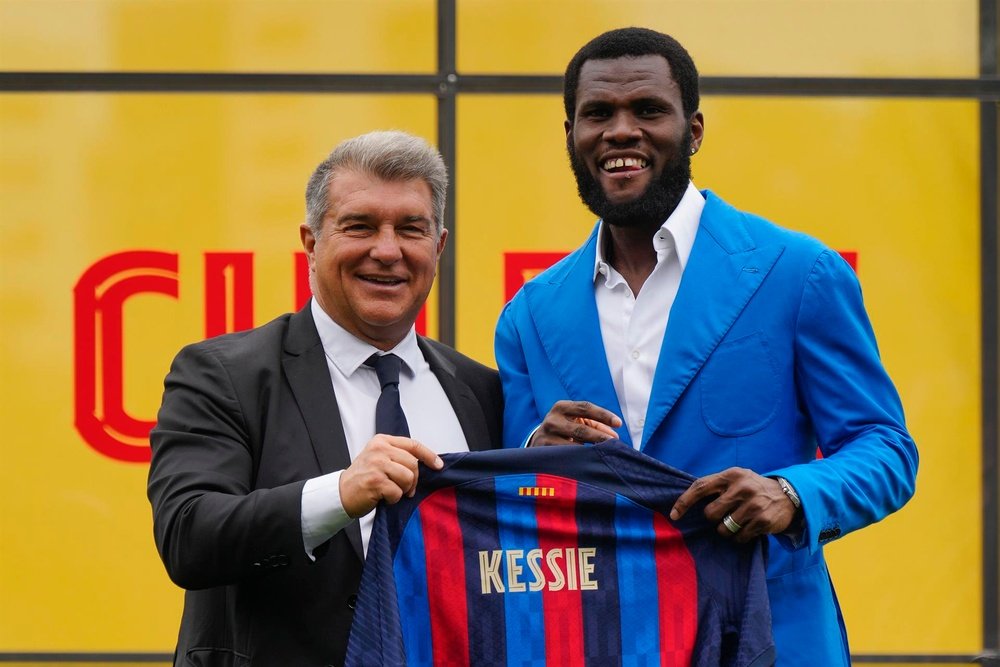 Kessie was one of Barca's latest signings. EFE