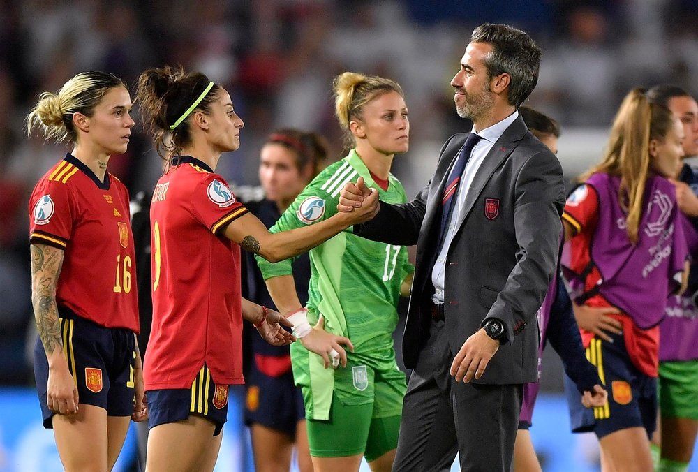 España cayó ante Inglaterra en los cuartos de la Euro Femenina. EFE