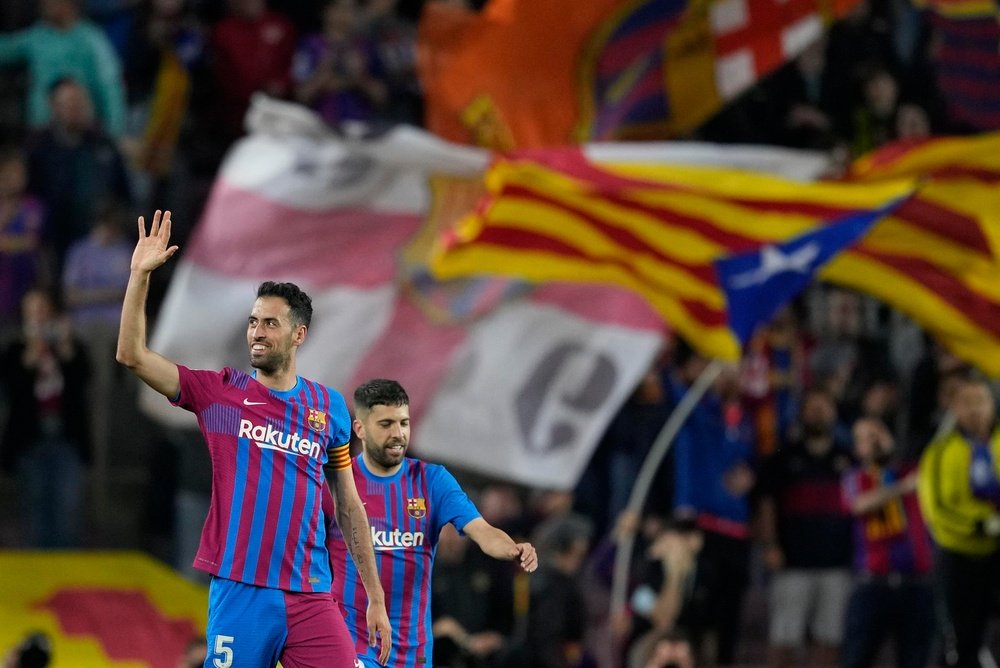 O jogador do Barcelona, Sergio Busquets, em imagen de arquivo.EFE