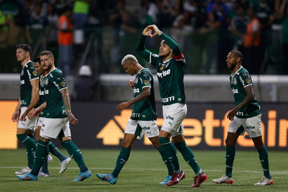 Palmeiras venció por 0-1 a Corinthians. EFE