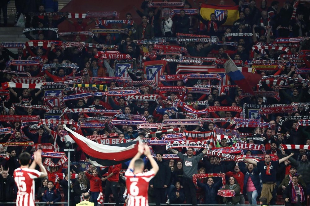 El Atlético presentó su documental Otra forma de entender la vida. EFE