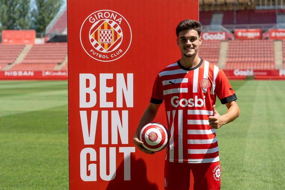 Miguel Gutierrez has played eleven matches and has provided two assists at Girona. EFE