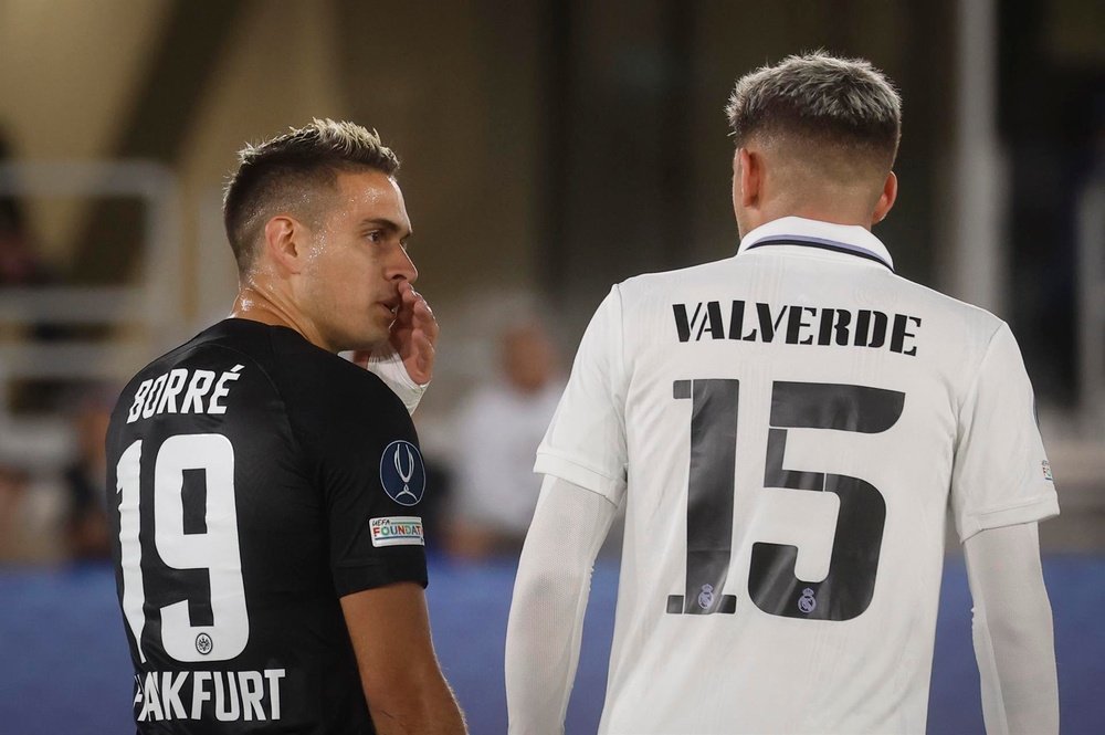 Rafael Santos Borre will not leave in January. AFP