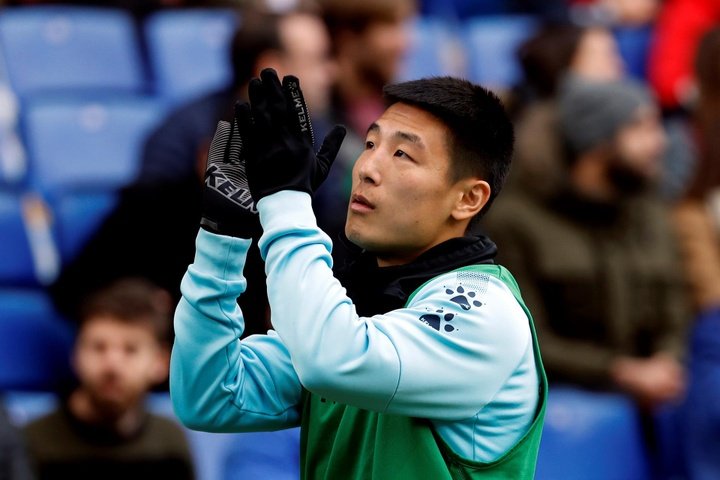 Wu Lei despede-se do Espanyol e regressa a casa.AFP