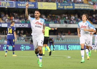 Il Napoli batte il Verona. AFP