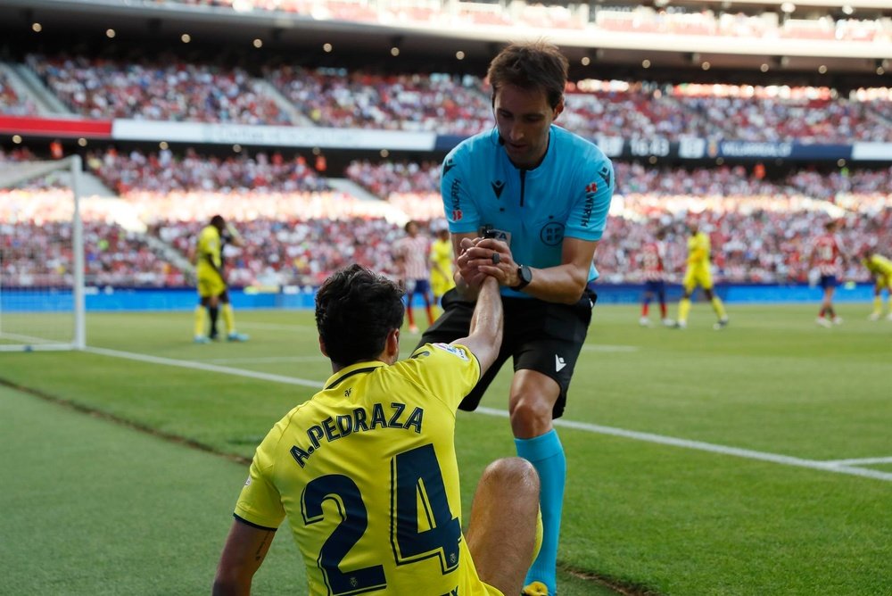 Nell'amichevole tra Inter e Villareal, Pedraza ha segnato 2 gol. EFE/Mariscal