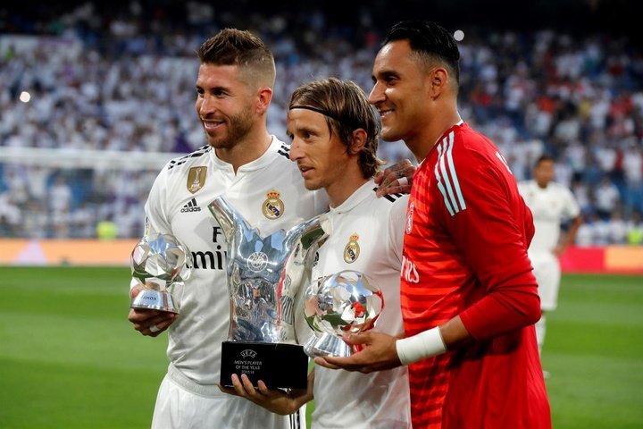 Modric, Keylor and Ramos together in Paris
