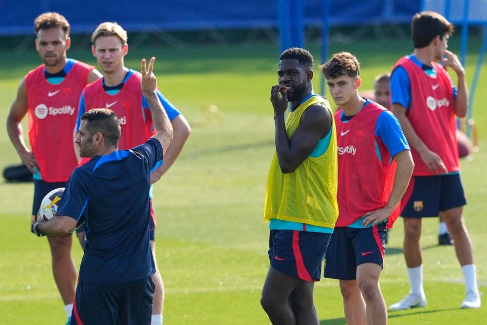 Umtiti a pris sa décision : il met fin à son contrat avec le Barça. afp