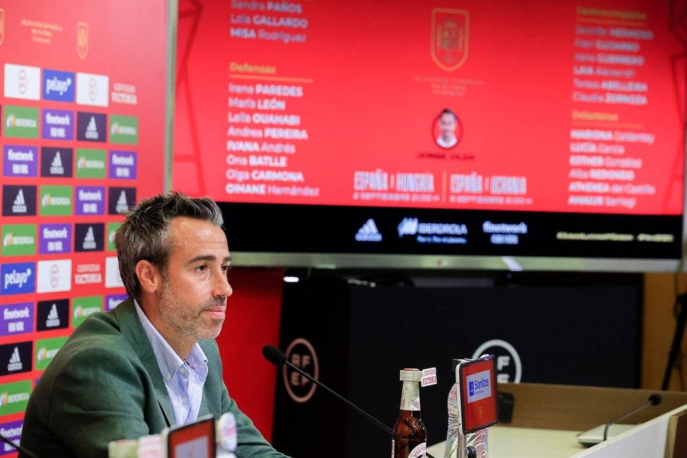 Jorge Vilda no convocará a las 15 jugadoras que mandaron el 'email'. EFE