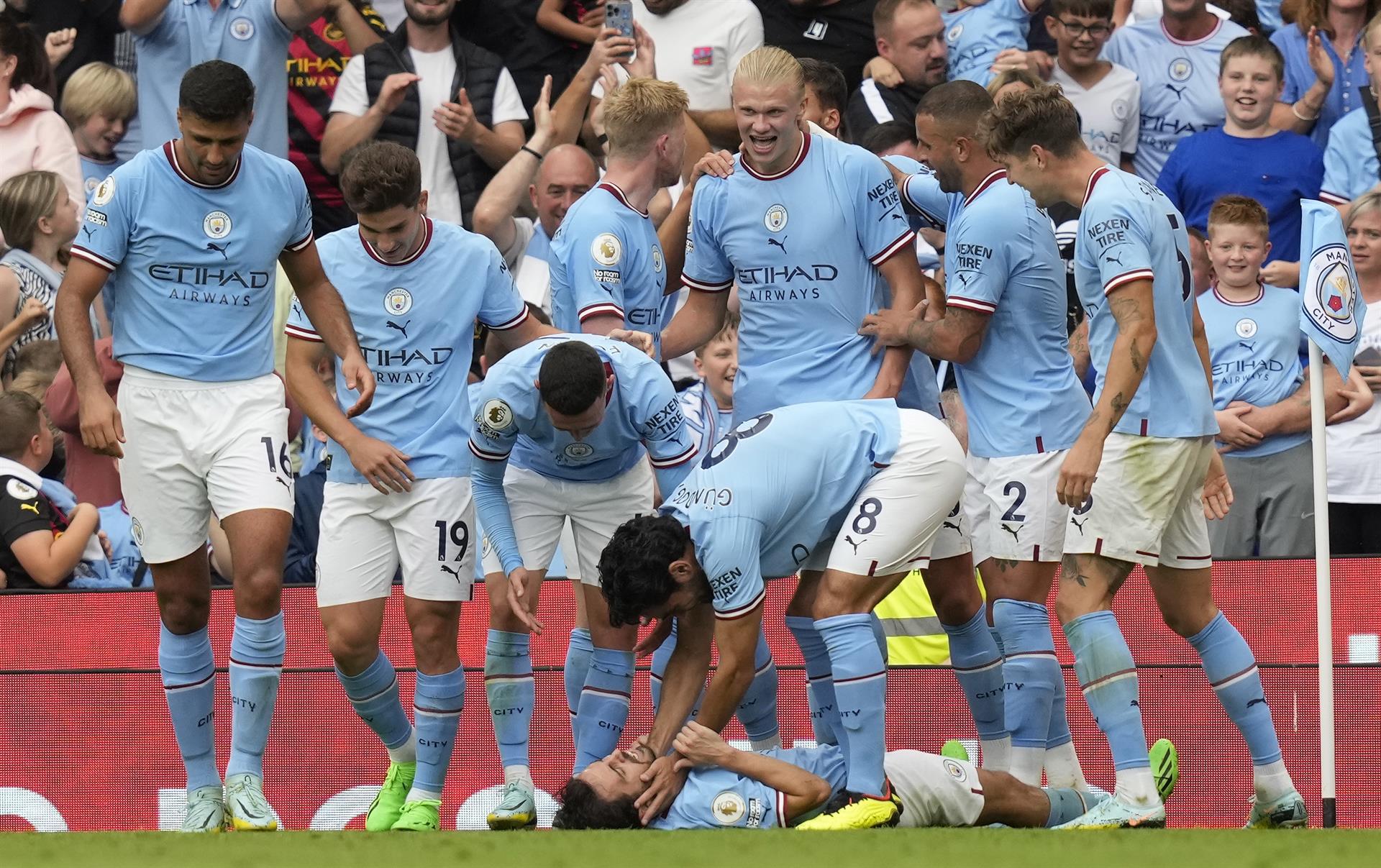 La locura de Haaland reconduce a un Manchester City despistado