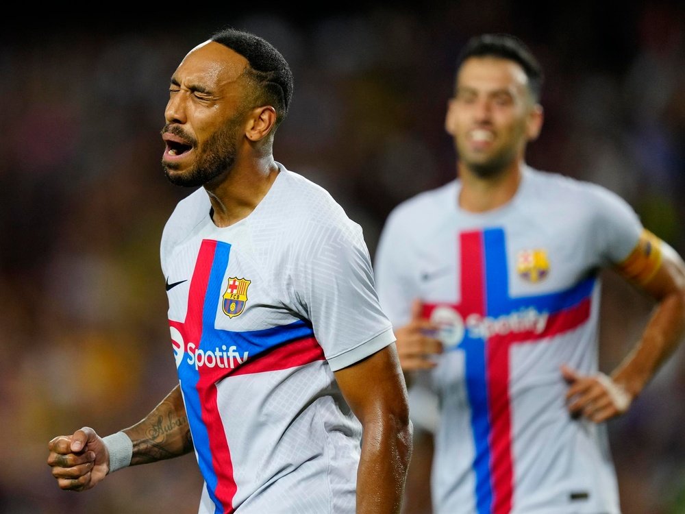 Aubameyang left Barcelona for financial reasons. EFE