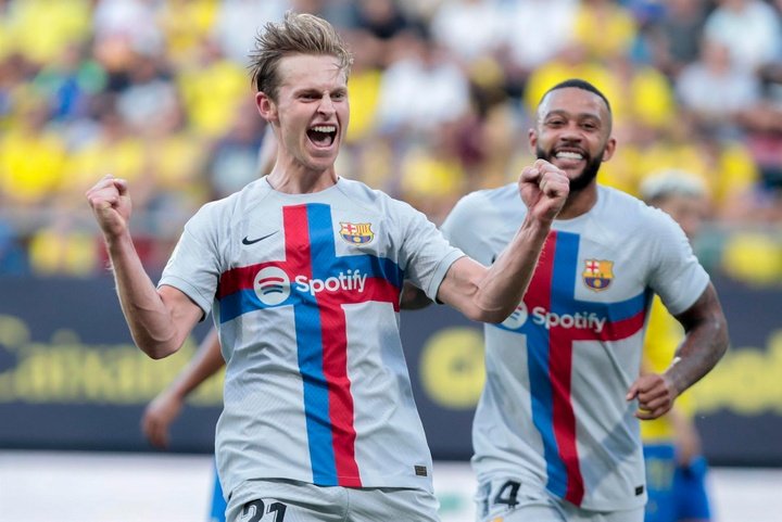 De Jong has scored two goals and provided one assist in La Liga. EFE