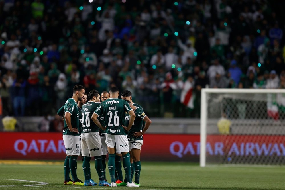 Jogadores do Palmeiras em imagem de arquivo.EFE