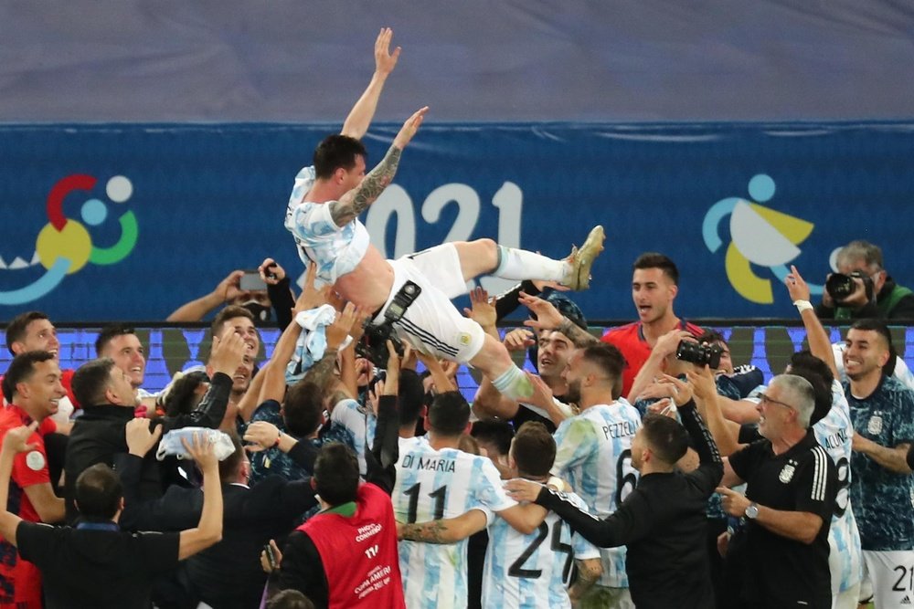 Messi rezará para que se cumpla su deseo. EFE