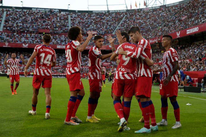 O Atlético 'baila' no Sánchez-Pizjuán e afunda o Sevilla