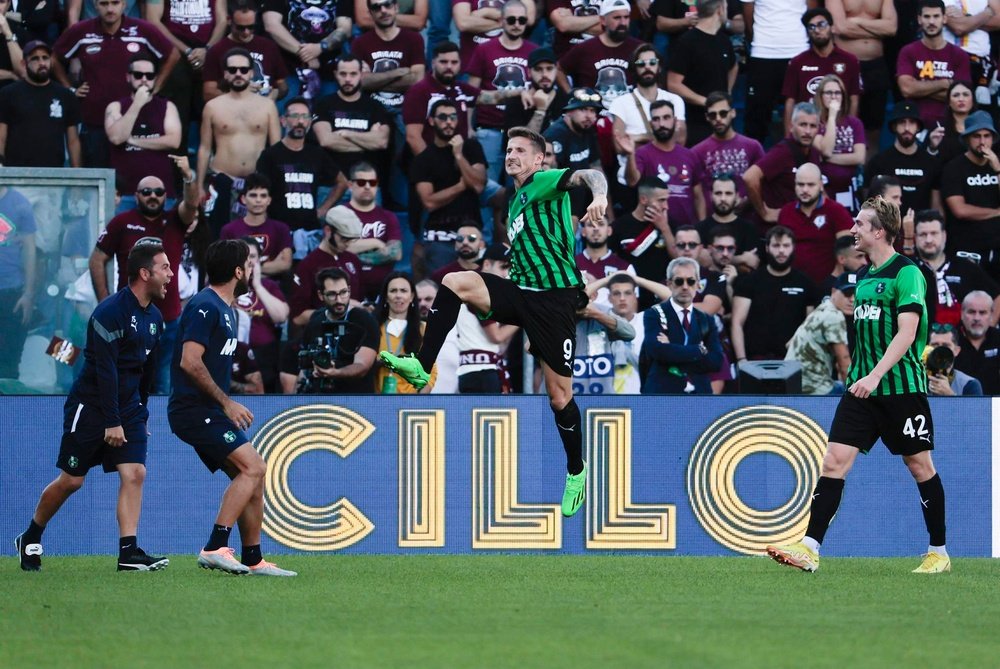 Sassuolo are level on points with Inter. AFP
