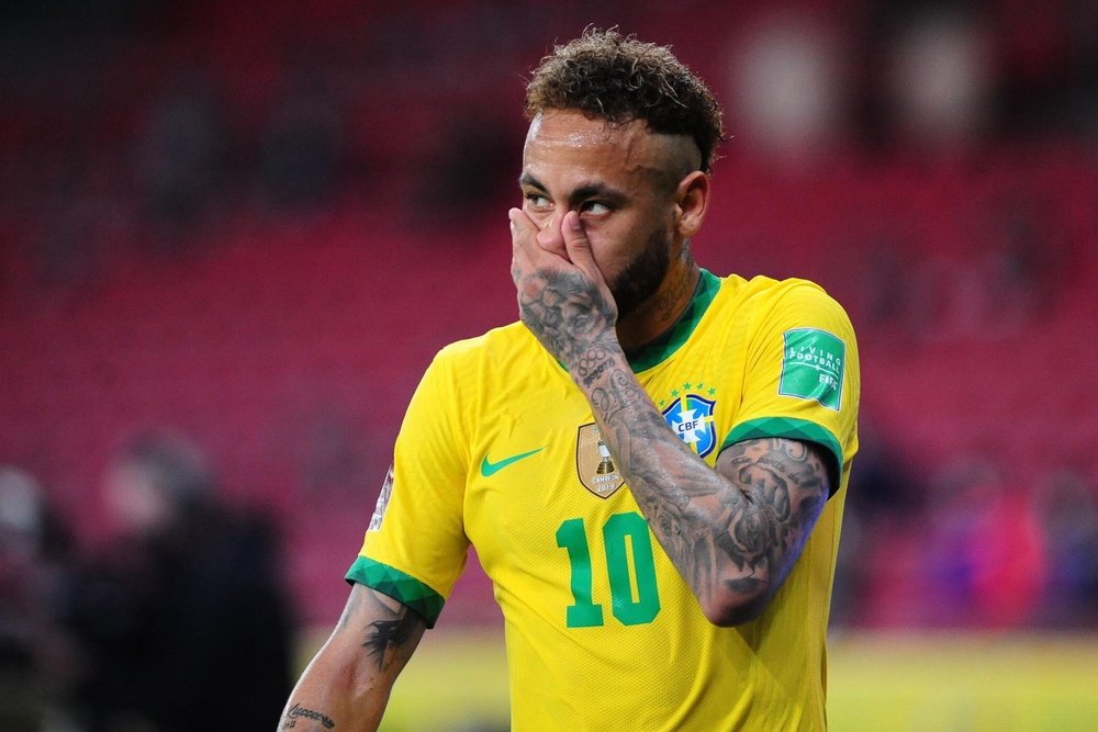 O atacante brasileiro Neymar Jr, em fotografia de arquivo.EFE