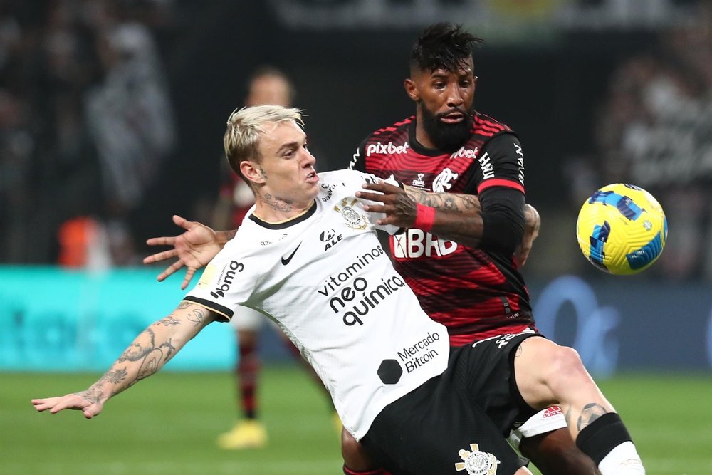 Flamengo não pôde superar o Corinthians.EFE