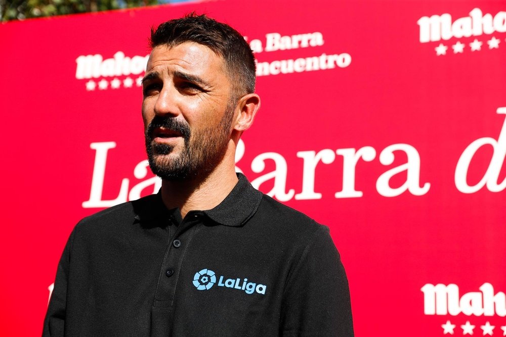 David Villa encense le Barça de Xavi. EFE