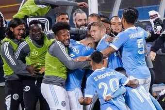 New York City beat Montreal in MLS Cup play-offs. EFE