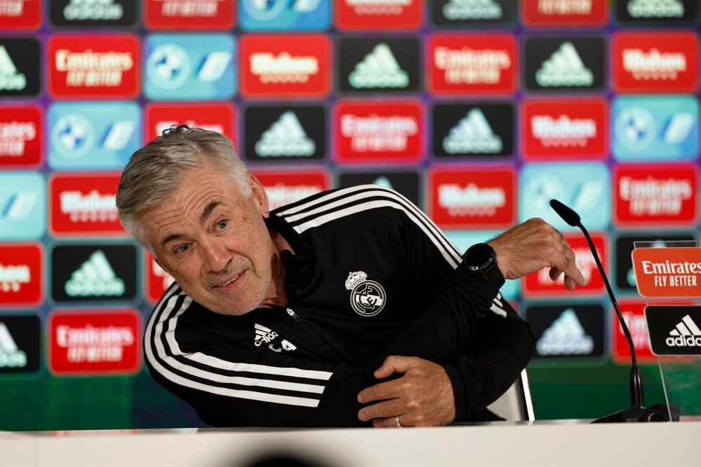 Ancelotti spoke ahead of the clash between Madrid and Celtic. EFE
