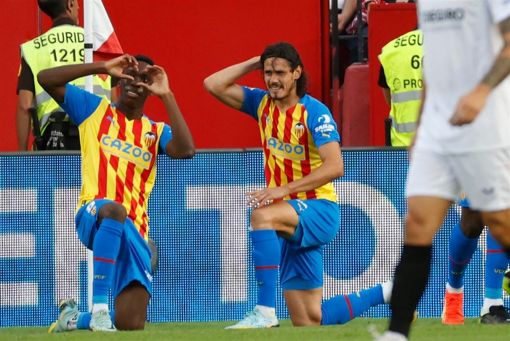 Ilaix Moriba puede beneficiar al Barça. EFE