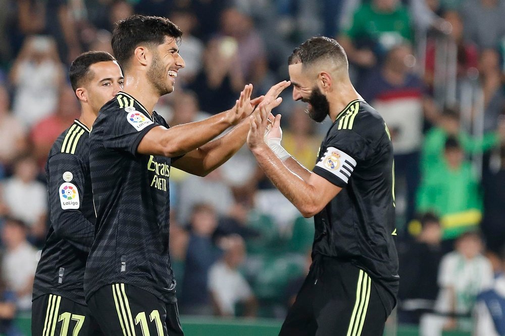 Real Madrid scored three goals against Elche. EFE