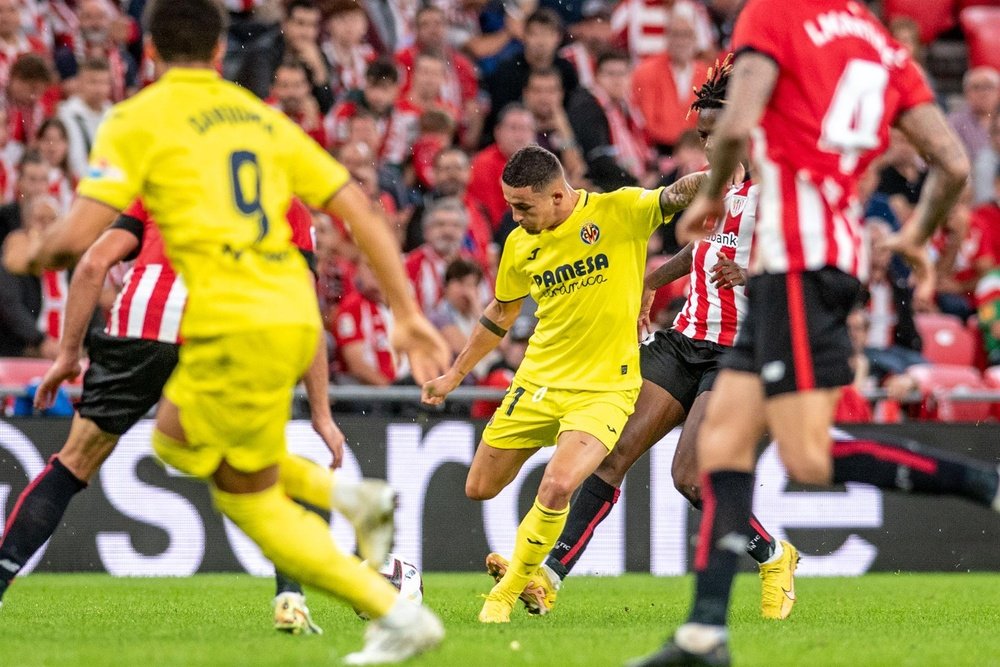 Dónde ver el Villarreal-Athletic de LaLiga Santander. EFE