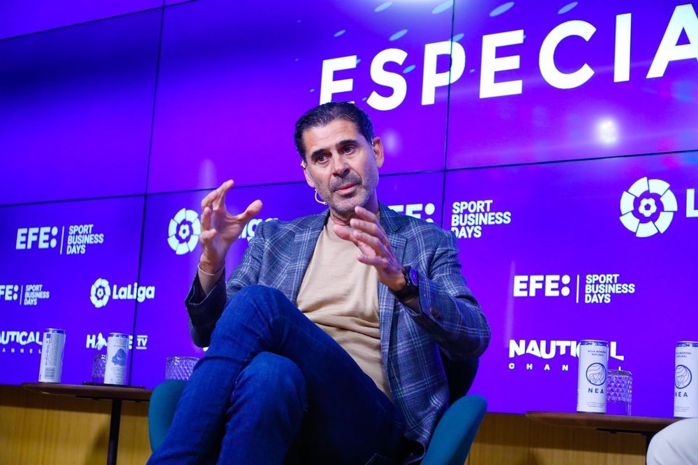 Hierro spoke about Spain's role. EFE