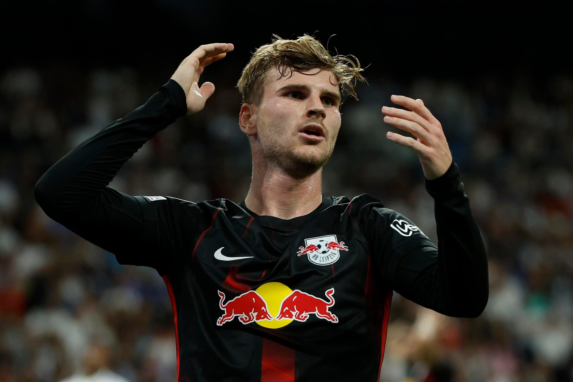 Timo Werner goes in for ex-Chelsea boss Tuchel