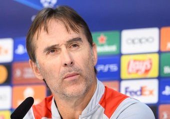 Lopetegui was presented as the new Wolves manager. EFE